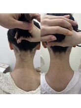 ミース 京都駅前店/うなじビフォーアフター