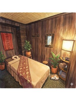 アジアンリラクゼーション ヴィラ 守山森孝店(asian relaxation villa)の写真/完全個室で極上リラックス☆タイ古式オイルリンパもみほぐし新規クーポン配布中！