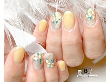 ネイルエイト 新百合ヶ丘(nail8)/春マグネット　フラワーアート