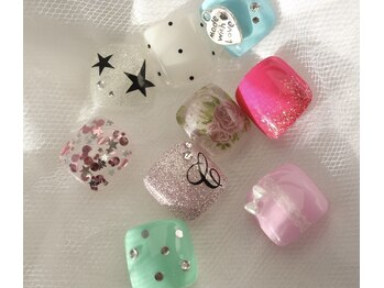 ネイルサロン ネイルシー(NaiL.C)の写真/《9・10月限定》20色×9種類から選べるフットネイル