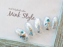 ミンクスタイル 恵比寿店(Mink Style)/ブルーシルバーネイル