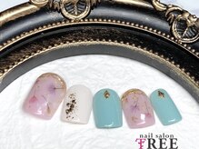 ネイルサロン トゥリー(TREE)/フットトレンド定額コース¥8800
