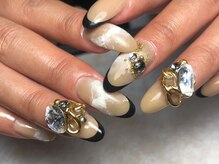 オーラリー ネイル アート メゾン(ORRERY nail art maison)/ハンド / ゴージャスビジュー