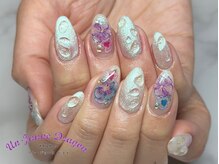 アン ジョーヌドラゴ/【自爪ネイル】お花ネイル