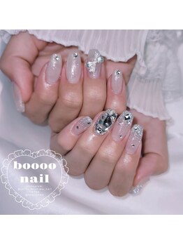 ブーネイル(boooo nail)/シルバーネイル♪