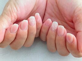 ふんわりチークネイル