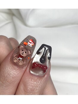 ビーエヌネイル(BN NAIL)/バレンタインネイル