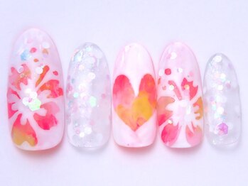 ネイリックス 栄ガスビル(NAILX)/花火ネイル