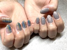 ミーナ バイ エム ウィッシュ(Mina by M.wish)/チェック×アシンメトリー