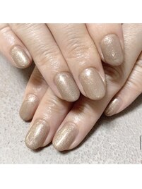 秋色ワンカラーネイル