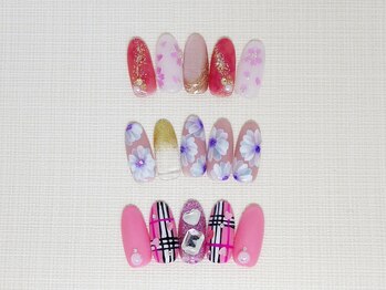 ティーエヌ 名古屋矢場町店/3月キャンペーンネイル*¥7,990