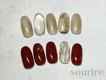 スリール(sourire by PRESS NAIL&EYELASH)の写真/[写真:¥5900]住吉駅スグ◆オフ込・完全定額制・時短サロン☆時間&価格がずっと一緒なので,通いやすさ抜群♪