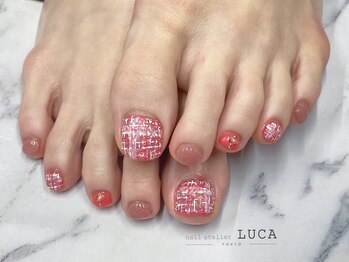 ネイルアトリエルカ(nail atelier LUCA)/M-70　大人可愛いチェックネイル