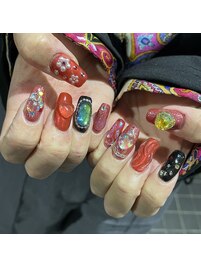 ごてごてネイル