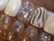 クロ(KURO)/KUROホリデーネイルwhite