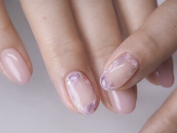 ネイルズ バイ ユイ 外苑前(Nails by Yui)/ふんわりマーブルネイル