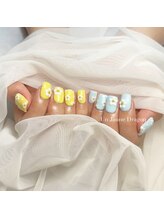 アン ジョーヌドラゴ/【自爪ネイル】お花ネイル