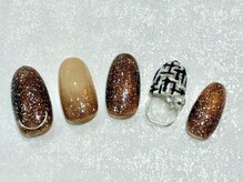 ネイルサロン ロゼプリュム/ツイードネイル