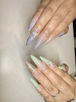 ミミネイル 野芥店(Mimi Nail)/夏に向けてオススメ♪長さだし！