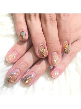 アース ネイルアイラッシュ 前橋店(EARTH Nail&Eyelash)/ニュアンスネイル¥8000