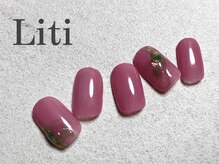 リティ(Liti)/No.73 シンプル ピンクネイル