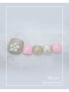 カラー2色、ラメ、お花パーツ