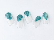 ティアリーネイル コレットマーレ店(Tiary Nail)/変形フレンチ