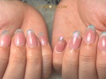 リームサロン 池袋店(LYYM SALON)/上品なオーロラフレンチ