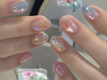 カラフルネイルマグネット水光