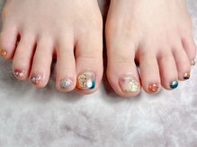 ブリスフルハピネス(Blissful happiness)/デザインフットネイル
