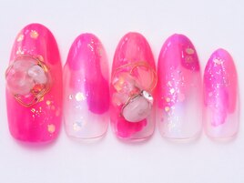 ぬりかけネイル☆