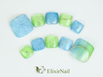 エリクサーネイル 池袋(Elixir Nail)/フットやり放題/クーポン使用