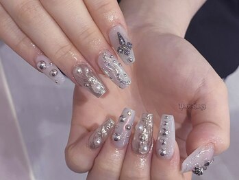 ダークハニー 原宿店(Dark Honey)/パープル×メタリックネイル