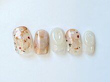 シエール 池袋東口店(ciere)/つぶつぶ透け感ニュアンスネイル