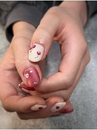 さくらんぼネイル