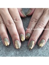 ノエラ(Noela)/ゴールドミラーネイル