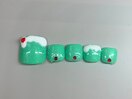 季節限定フットネイル