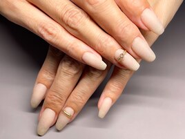 シンプルマットネイル