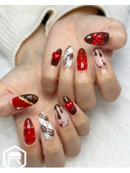レディスペネイル ノウラ 名駅店(Redispe nail NouRa)/バレンタインネイル