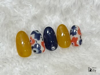 ネイルアンドアイ リリー 住道店(Lily)/季節のトレンドデザイン¥7700~