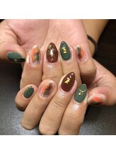 ルフリーク(Le Freak)/秋ネイル