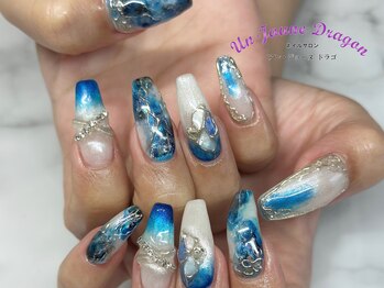 アン ジョーヌドラゴ/【ロングネイル】夏ネイル