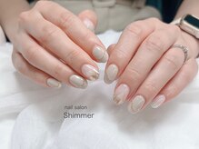 シマー(Shimmer)/ニュアンスネイル秋