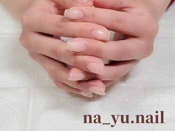 ナユネイル(na_yu.nail)/自爪風クリアネイル 50/50