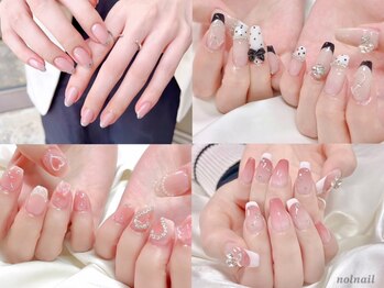 ノルネイル 名古屋栄店(nol nail)の写真/パラジェル×ガーリーネイル専門【人気No1★持込みok】10本アート/パーツつけ放題¥13000→¥11800がオススメ