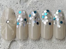 フリークネイル(FREAK Nail)/韓国ネイルリボンホロ ¥12000