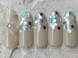 韓国ネイルリボンホロ ¥12000