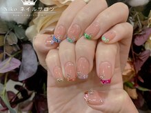 ニコ 柏店(Niko)/オンブレフレンチ / 冬ネイル