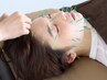 【美白集中】美容鍼(顔＋顔周り)＋小顔マッサージ＋潤い美容液