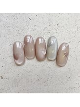 ネイルアンドまつげ リュフェール 五反田(Nail Lufaire)/ハートマグネットネイル